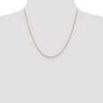thumbnail image 2 of Leslie's 14K Rose Gold 1.5mm Diamond-Cut Rope Chain (Weight: 4.35 Grams, Length: 20 Inches), 2 of 5