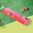 thumbnail image 3 of Water Park Sliding Racing Lanes Slide Slip Splash Waterslide Yard Backyard Child Outdoor For Kid Adults With Crash Pad, 3 of 4