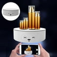 thumbnail image 2 of Electric Rotating Display Clockwise/Counterclockwise Turntable Automatic Intelligent Holder USB Charging Jewelry Rotating Table for Digital Products , 13cm, 2 of 9