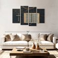 thumbnail image 2 of Elephant Stock Bible Wall Art - Horizontal Multi Panel Canvas - Living Room Wall Decor - Religion And Spirituality Multi Panel - Gray And Beige Decor - 75" x 48", 2 of 8