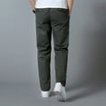 thumbnail image 6 of YOTMKGDO Cargo Pants for Men, Pantalones De Hombre, Mens Solid Casual Loose Cotton Plus Size Pocket Lace Up Pants Overall Tactical Pants Men, Green 5XL, 6 of 9
