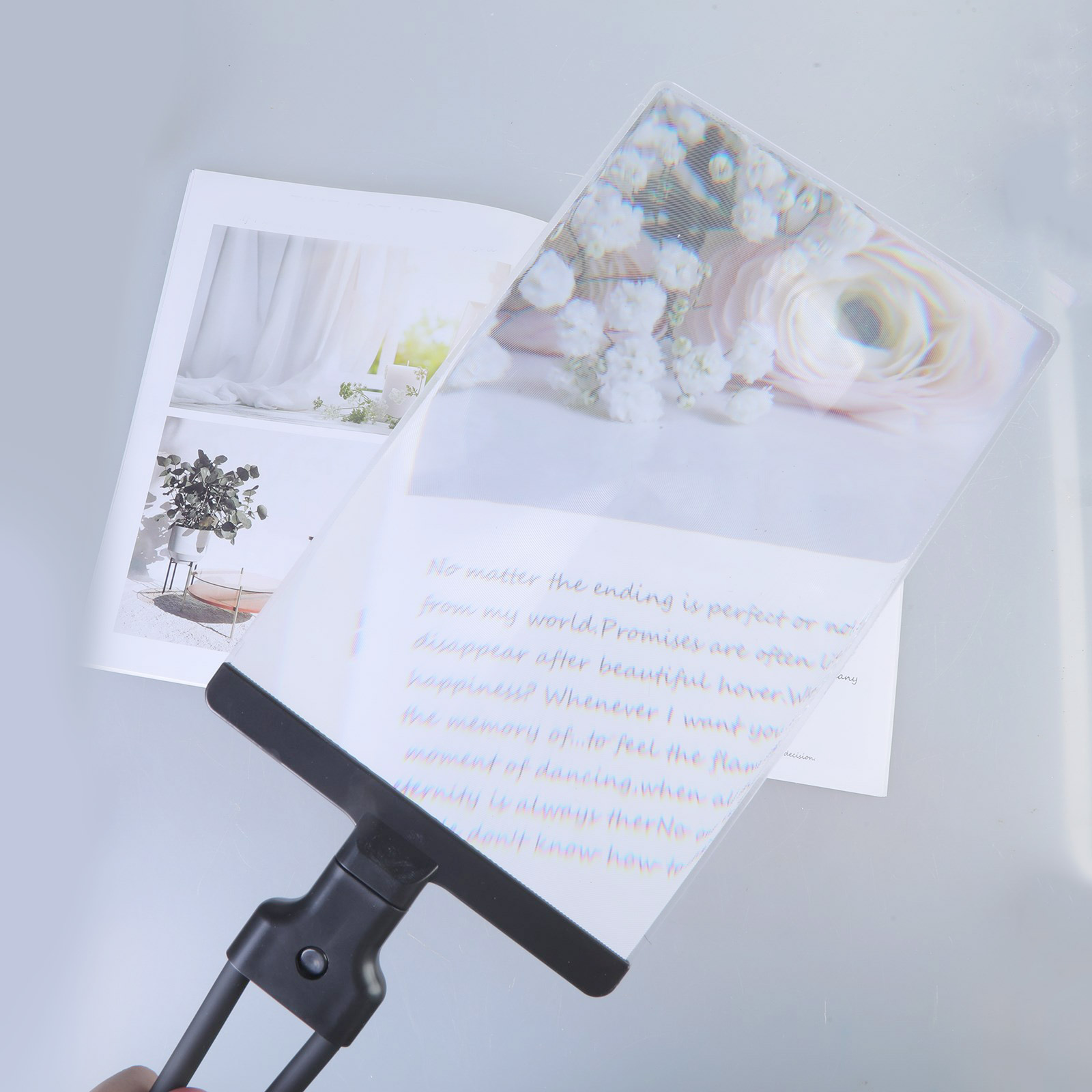 Neck Magnifier Glasses with Flexible Gooseneck for Reading Crafting Jewelry Inspection Sewing Books Newspapers