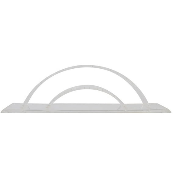Expositor de pinzas para pestañas postizas, acrílico transparente, con 6 agujeros, 230 x 50 x 100 mm