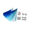 thumbnail image 4 of Juego de hamacas para y pilates, equipo de inversión para , elegante y multiusos incluido Azul, 4 of 8