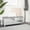 Gray Mirrored 3 Drawer Solid Rectangle 47" x 16" x 18", variant on DecMode Velvet Mirrored 3 Drawer Storage Bench with Upholstered Seat, Gray