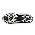 thumbnail image 3 of zephz Youth Wide Traxx Soccer Cleat White/Black, Sizes 12EE to 6EE, 3 of 5