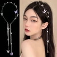 thumbnail image 3 of YSABOXY Shiny Wedding Butterfly Headband Head Chain Tassel Hair Gift Band Hoop AUS, 3 of 5