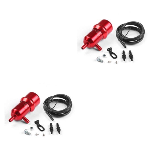 sweethay Boost Controller Suministros para automóviles Accesorios mejorados Mano de obra Accesorios de vehículos de goma de alta eficiencia Rojo 2piezas