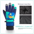 thumbnail image 1 of Los guantes de esquí para niños y niños son adecuados para niños en invierno. El forro de lana es grueso, cálido e impermeable., 1 of 3