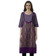 thumbnail image 1 of Moomaya Kurti Designer Bollywood Tunique Imprimée Longueur Genou pour Femmes, 1 of 6