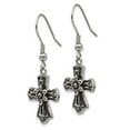 thumbnail image 3 of White Stainless Steel Earring Drop & Dangle Women'S Crystal Black, 3 of 4