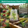 thumbnail image 5 of Aovky 30 Pack Garden Cloches for Plants, 9.44" x 7.48" Reusable Plant Covers with Adjustable Rotary Vent, Protect from Animals Snails Birds, Frost Protection Mini Greenhouse, 5 of 8