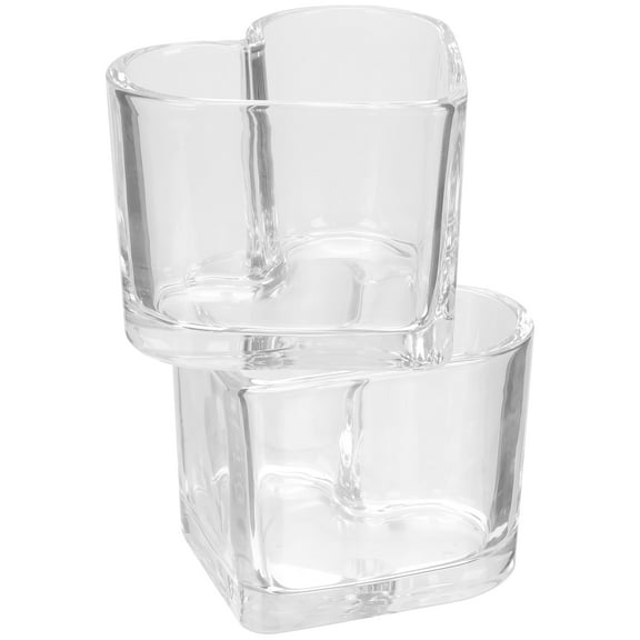 OHOIOLLA Aesthetic Glass Cup Heart Shaped for Families 2Pcs