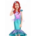 thumbnail image 2 of Disfraz de vestido y peluca de Yosbabe Little Mermaid Ariel, 2 of 7