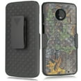 thumbnail image 1 of for 6.01" Motorola Moto Z3 Play Holster Kickstand Hybrid Heavy Duty Belt Clip Shockproof Soft Silicone TPU Absorber Rugged Defender Cover Hard Back Dual Layers Armor Bumper Phone Case [Huntingcamo], 1 of 4