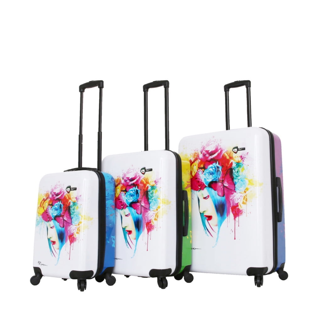 Mia Toro Italy Prado Natural Beauty Hardside Spinner Luggage Set 3 Sizes in Bahrain at BHD 473 Rating 5