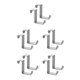 thumbnail image 3 of Inteprter 2pcs Over Door Hooks Multifunctional Cabinet Z-shaped Household Hanger Kitchen Rack Clasp Clothes Hangers Punch-Free Type3 NO3, 3 of 6