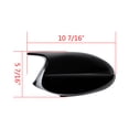 thumbnail image 7 of OE Replace For BMW 05-08 E90 E91 325i 325xi 328i 330i 06-10 E92 E93 Pre-LCI Side Mirror Cover Cap Glossy Black Upgrade Style, 7 of 7
