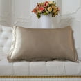 thumbnail image 5 of Ongmies Pillow Case Clearance Solid Color Faux Silk Pillowcase Silk No Zipper Envelope Pillow Pillow Cover Room Decor on Sale F, 5 of 7