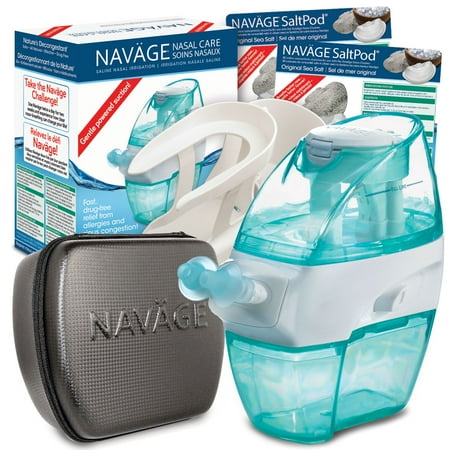 Navage Nasal Irrigation Deluxe Bundle: Navage Nose Cleaner ...