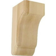 Ekena Millwork 4 3/4"W x 5 1/2"D x 10"H Capistrano Mission Corbel, Alder