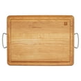thumbnail image 5 of ZWILLING Cherry Wood Carving Board with Handles, 5 of 7