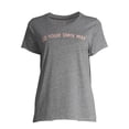 thumbnail image 5 of Gray by Grayson Social Women's Go Your Own Way Short Sleeve Graphic T-Shirt, 5 of 6