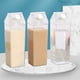 thumbnail image 5 of ¡Descuento del Día!, Botella de agua de cartón de leche Botella de leche transparente Botella de plástico transparente portátil 2 piezas Akmoler, 5 of 9