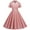 Pink dresses for women 2023, variant on Wycnly Womens Dresses Vintage 1950s Medieval Pleated Swing Party Prom Formal Dresses Short Sleeve Lapel Plaid Print Midi Summer Dress Blue XL Clothes