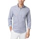 thumbnail image 1 of Tommy Hilfiger Ditsy Button Up Camisa para hombre, azul, pequeño, 1 of 1