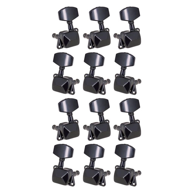 Toystoory 6 piezas de clavijas de afinación exquisitas teclas de botón de afinador botones de instrumentos de música piezas de guitarras para Type1 NO1