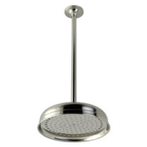 Kingston Brass K225K28 10" Showerhead with 17" Ceiling Mounted Shower Arm, Brushed Nickel