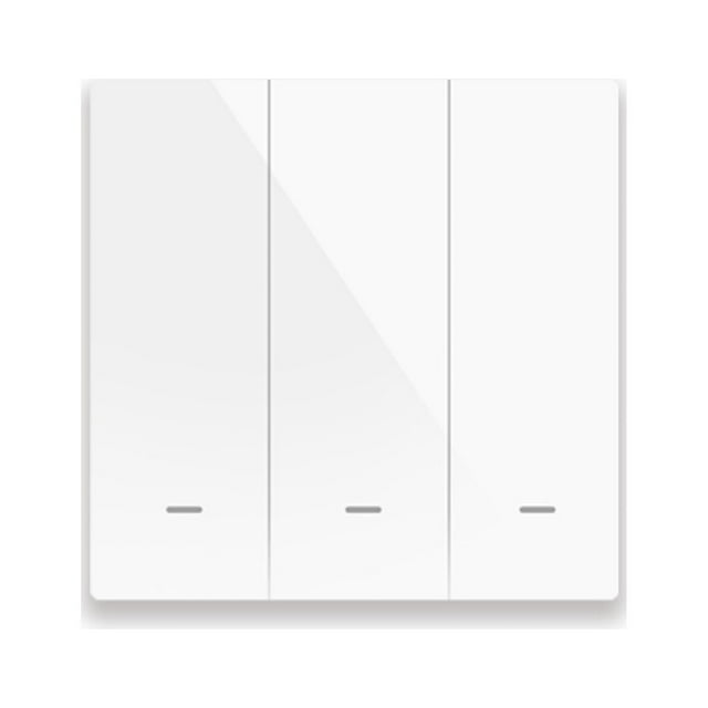 Mistaha Wireless Wi-Fi Smart Switch Light Switch Push Button ZigBee Switch Voice Control, Smart Life APP Control, Touch Control Compatible with Home Schedule, Timer, Countdown Needs Neutral Wire