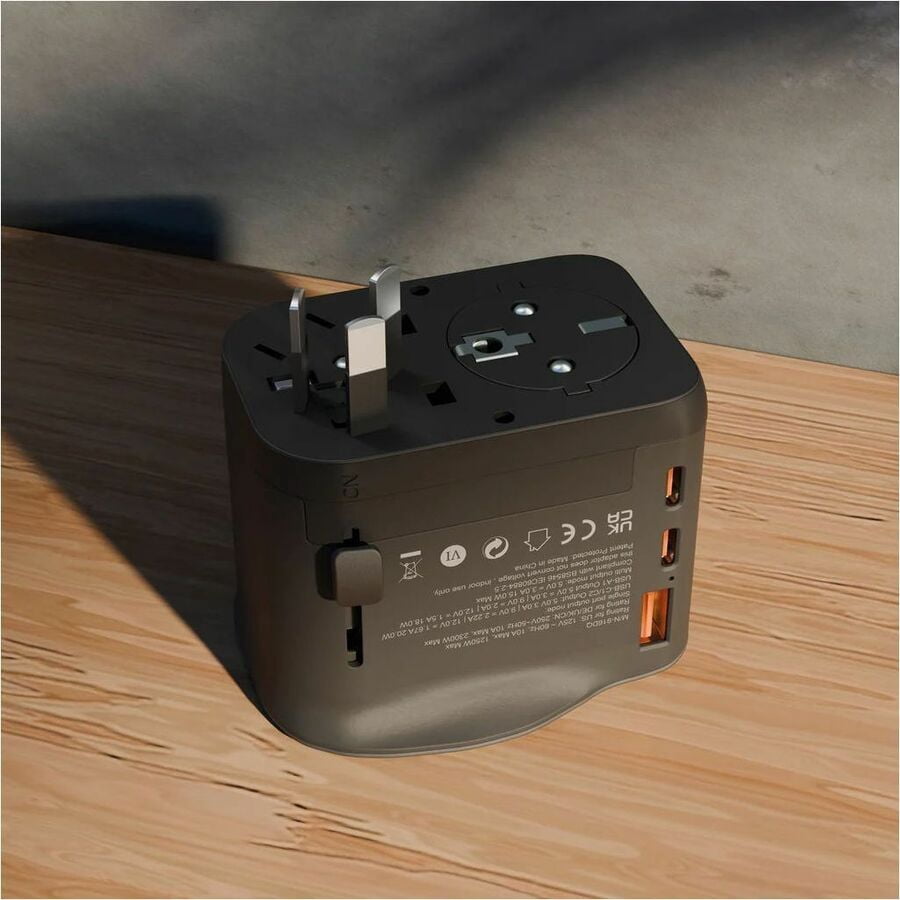 Targus 20W World Travel Adapter with USB Ports