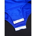 thumbnail image 6 of Xnihocha Girls Rhythmic Gymnastics Dance Unitard Ballerina Outfit Bodysuit Figure Ice Skating Dancewear Blue 12, 6 of 7