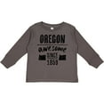 thumbnail image 3 of Inktastic Oregon Awesome Since 1859 Boys or Girls Long Sleeve Toddler T-Shirt, 3 of 5