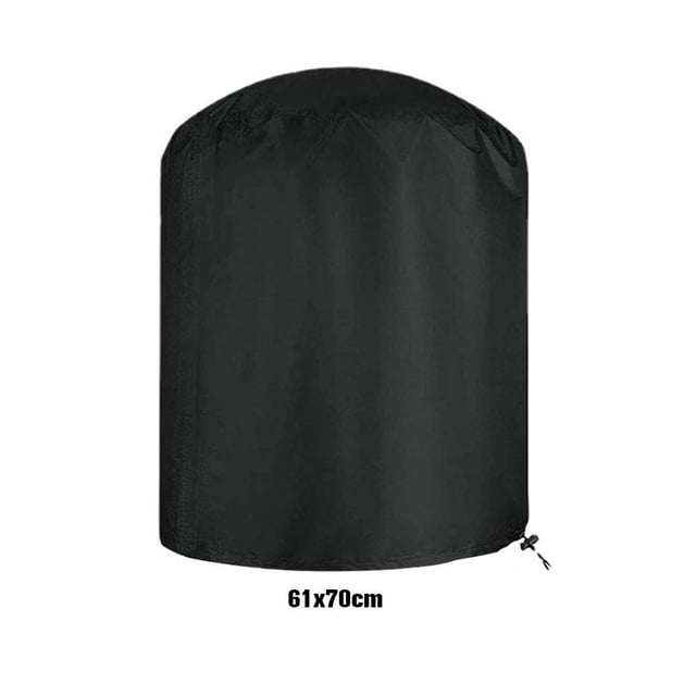 Housse de Table Ronde Barbecues Housse de Gril Imperméable Ensembles d'Extérieur Housse de Protection, Housse de Bassin à Feu, Gril Barbecue 61x70 cm