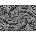 thumbnail image 1 of Ahgly Company Machine Washable Indoor Rectangle Transitional Dark Gray Black Area Rugs, 8' x 10', 1 of 7