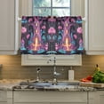 thumbnail image 5 of Fantasy Treehouse Kitchen Curtains Tier Set 27x24 Inch 2 Panels Semi Sheer Light Filtering Privacy UV Protection, 5 of 8
