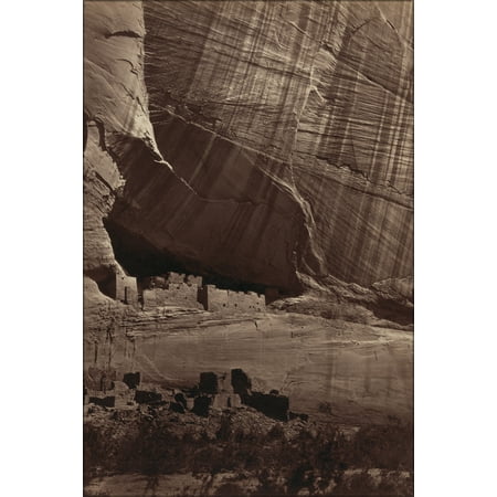 24"x36" Gallery Poster, Ruins of an Anasazi pueblo, called the White House, in Canyon de Chelly, present day Arizona.1873