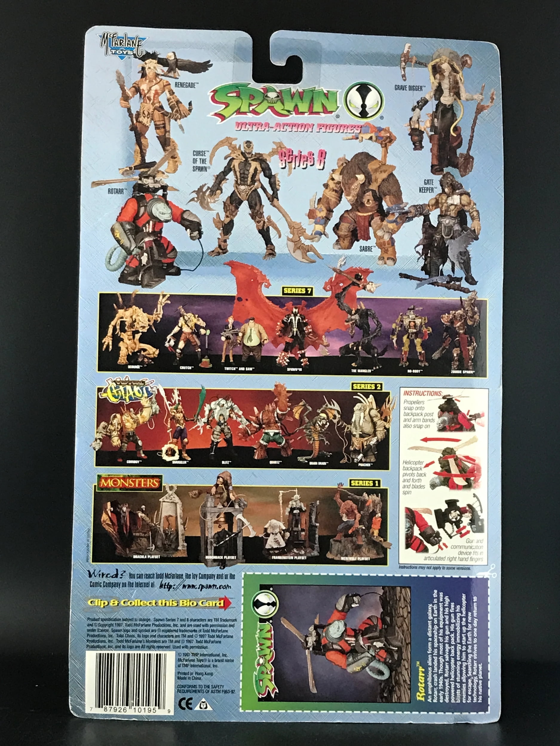 Spawn - Todd McFarlane - Rotarr Action Figure - Original Release