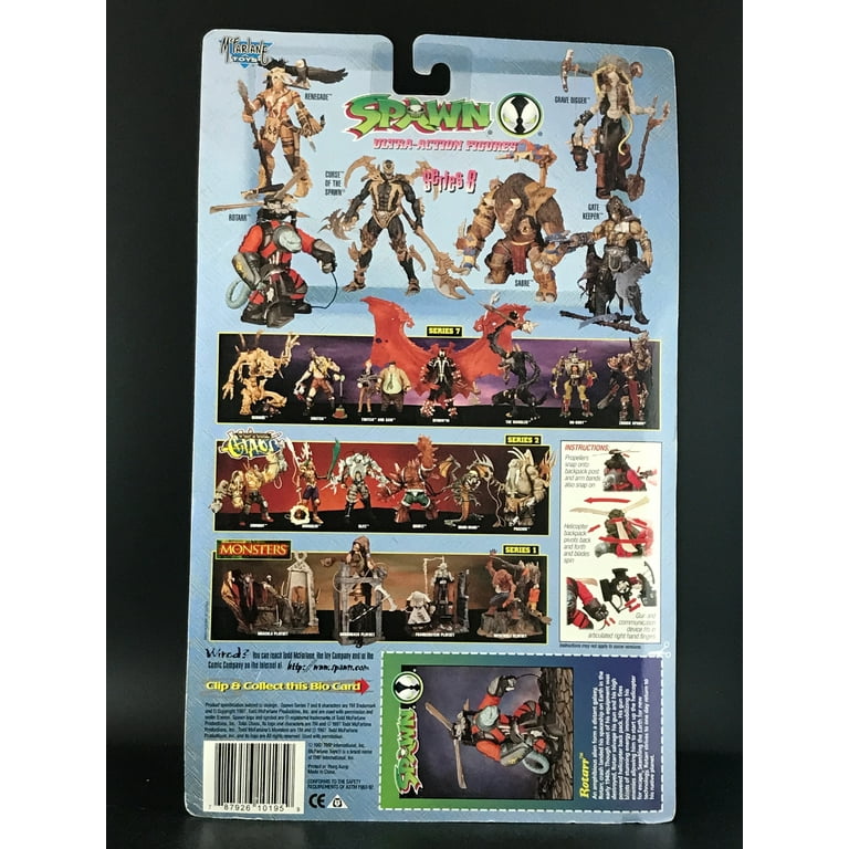 SPAWN フィギュア　RENEGADE　ROTARR　SABRE　3体セット Spawn - Todd McFarlane - Rotarr Action Figure - Original Release