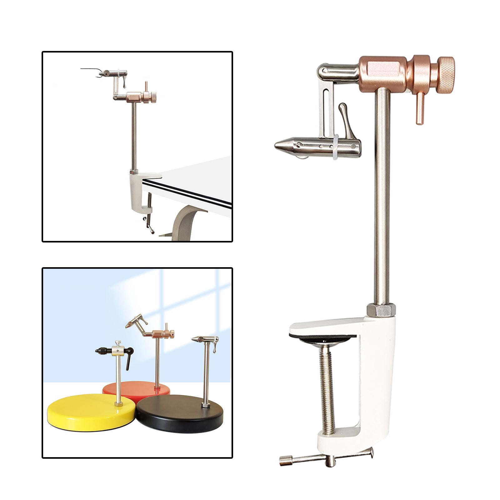 figatia Fly Tying Vise, Clamp Mounting Tying Vise, Fishing Tackle Manufacturing, Alloy, Portable Fishing Fly Tying Tools, Fly Tying Tool 26x6cm Rotatable