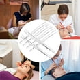 thumbnail image 5 of OULII 6Pcs High Precision Tweezers Stainless Steel for Jewelry Making Laboratories Industrial Areas, 5 of 5