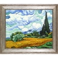 thumbnail image 1 of Wheat Field with Cypresses with Versailles Silver King Frame, 1 of 1