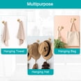 thumbnail image 5 of Uxcell Curtain Holdback Aluminum Alloy Wall Mounted Curtain Holders Drapery Tieback Hooks Silver 4Pcs, 5 of 6