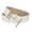 White, variant on Women's Leopards Print Wide Belt Adjustable PU Leather Fashion Accessory With Detachable Buckles