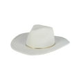 thumbnail image 2 of David & Young  Faux Suede Fedora Hat with Gold Hatband (Women), 2 of 4