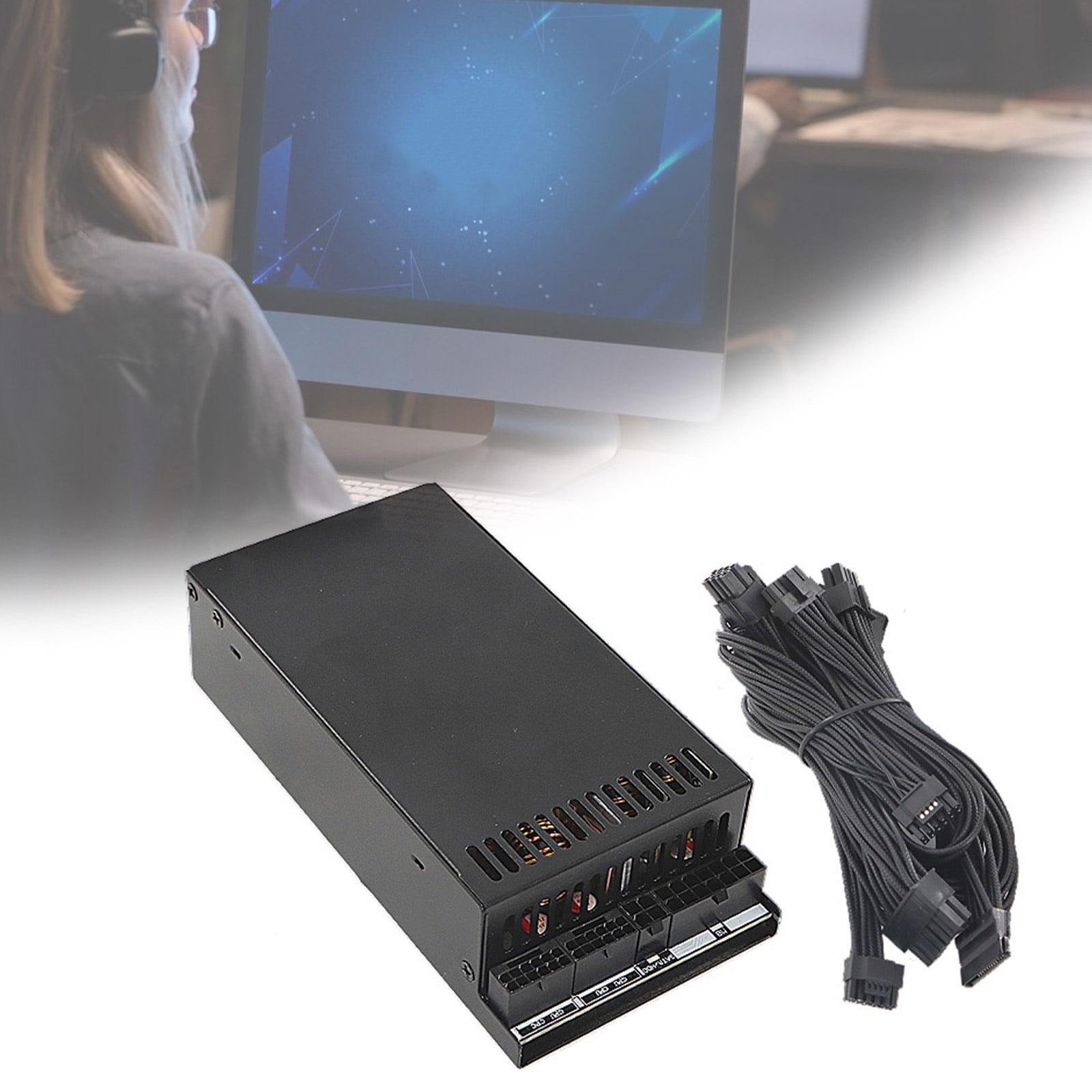 Space Saving 700W Fully Power Supply Unit Computer Supplies for Gaming Server Desktop Power Supply Graphics Accessories