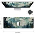 thumbnail image 2 of nygtbtfer Nature Landscape Mouse Pad ,Non-Slip Rubber Base Mousepads for College Dorm Desk Decor,Gift for Coworkers Lovers Women 31.5x11.8 in, 2 of 6